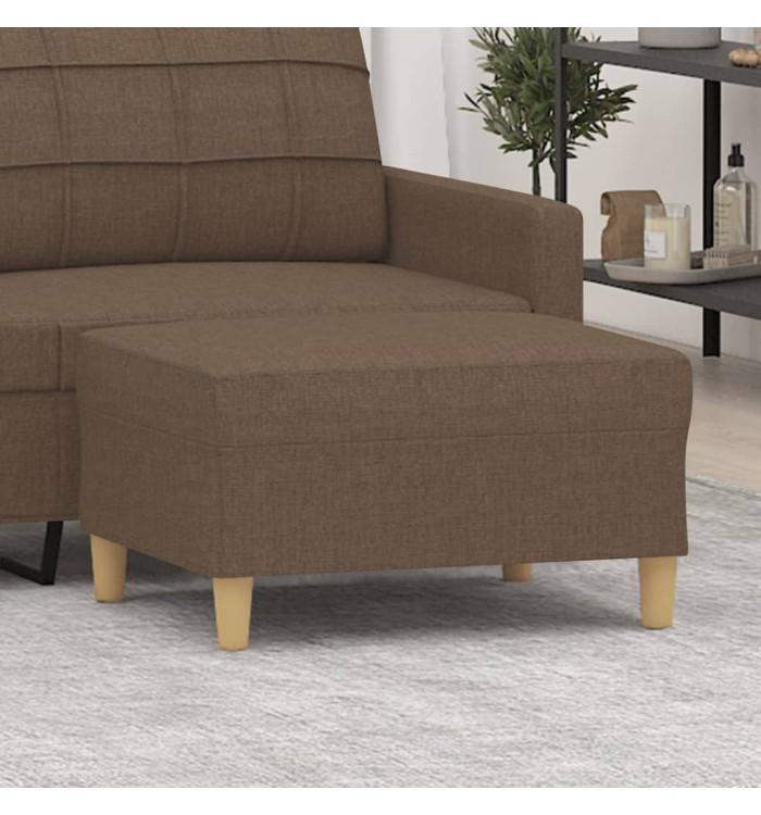 Repose-pied Marron 70x55x41 cm Tissu | Mobilier & Déco