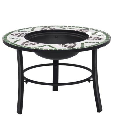 Foyer mosaïque Vert 68 cm Céramique | Mobilier & Déco