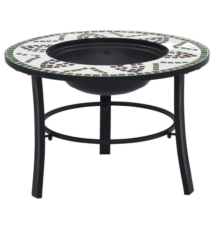 Foyer mosaïque Vert 68 cm Céramique | Mobilier & Déco
