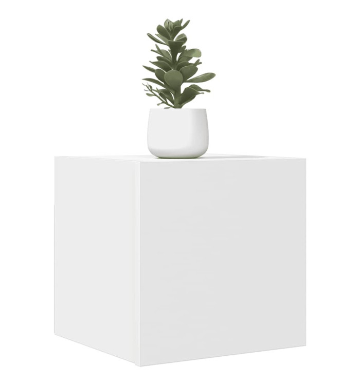 Meuble TV mural Blanc 30,5x30x30 cm | Mobilier & Déco