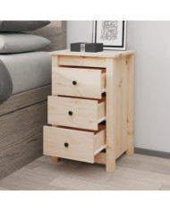 Table de chevet 40x35x61,5 cm Bois de pin massif | Mobilier & Déco