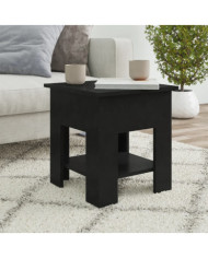 Table basse noir 40x40x42 cm bois d'ingénierie | Mobilier & Déco