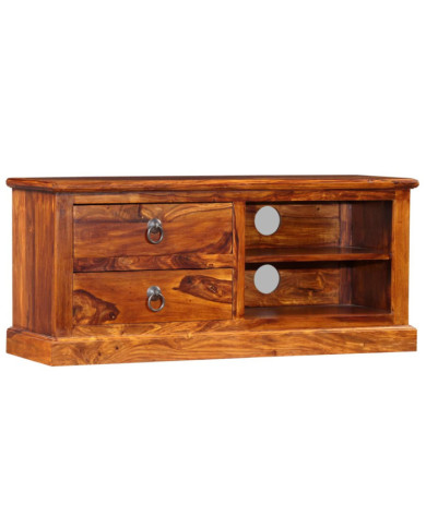 Meuble TV Bois massif de Sesham 90x30x40 cm | Mobilier & Déco