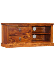 Meuble TV Bois massif de Sesham 90x30x40 cm | Mobilier & Déco