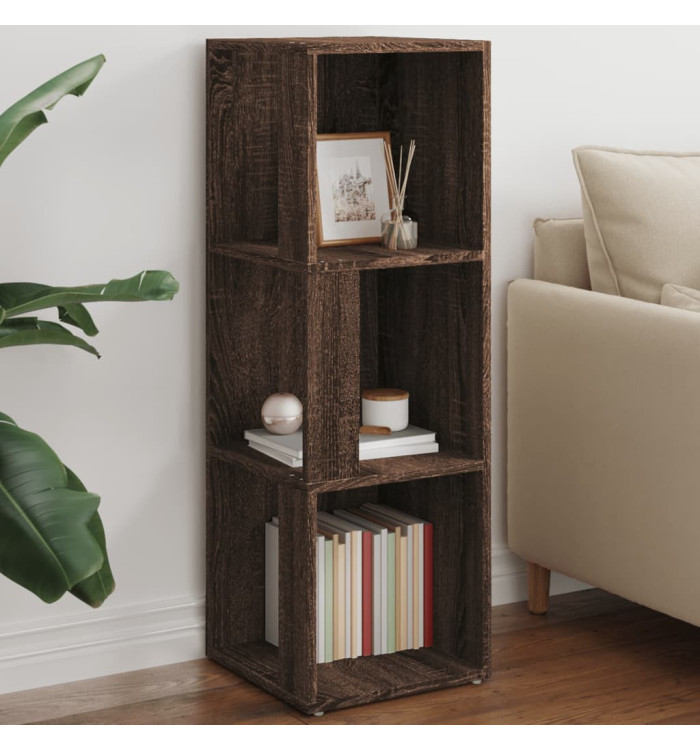 Armoire d'angle Chêne marron 33x33x100 cm Bois d'ingénierie | Mobilier & Déco