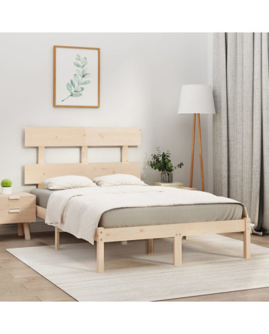Cadre de lit sans matelas 160x200 cm bois massif | Mobilier & Déco