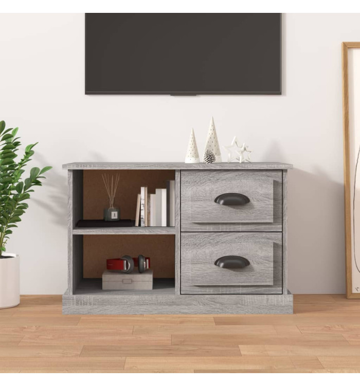 Meuble TV sonoma gris 73x35,5x47,5 cm bois d'ingénierie | Mobilier & Déco
