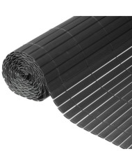 Nature Écran de jardin à double face PVC 1,5x3 m Anthracite | Mobilier & Déco