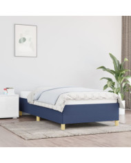 Cadre de lit sans matelas bleu 80x200 cm tissu | Mobilier & Déco