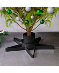 Support de sapin de Noël Noir 47x47x13,5 cm | Mobilier & Déco