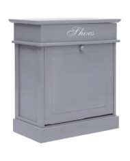Armoire à chaussures Gris 50 x 28 x 58 cm Bois de Paulownia | Mobilier & Déco