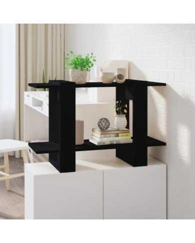 Bibliothèque/Séparateur de pièce Noir 80x30x51 cm | Mobilier & Déco