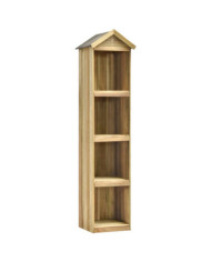 Abri à outils de jardin 36x36x163 cm Pinède imprégnée | Mobilier & Déco