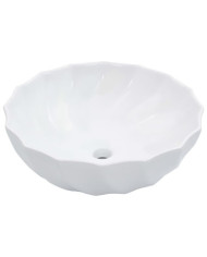Lavabo 46x17 cm Céramique Blanc | Mobilier & Déco