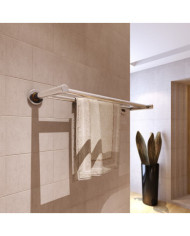 Porte serviettes double - Barre Fixe 2 tubes | Mobilier & Déco