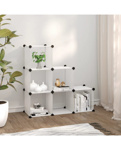 Cubes de rangement 6 pcs Transparent PP | Mobilier & Déco