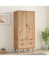 Garde-robe OTTA 76,5x53x172 cm Bois massif de pin | Mobilier & Déco