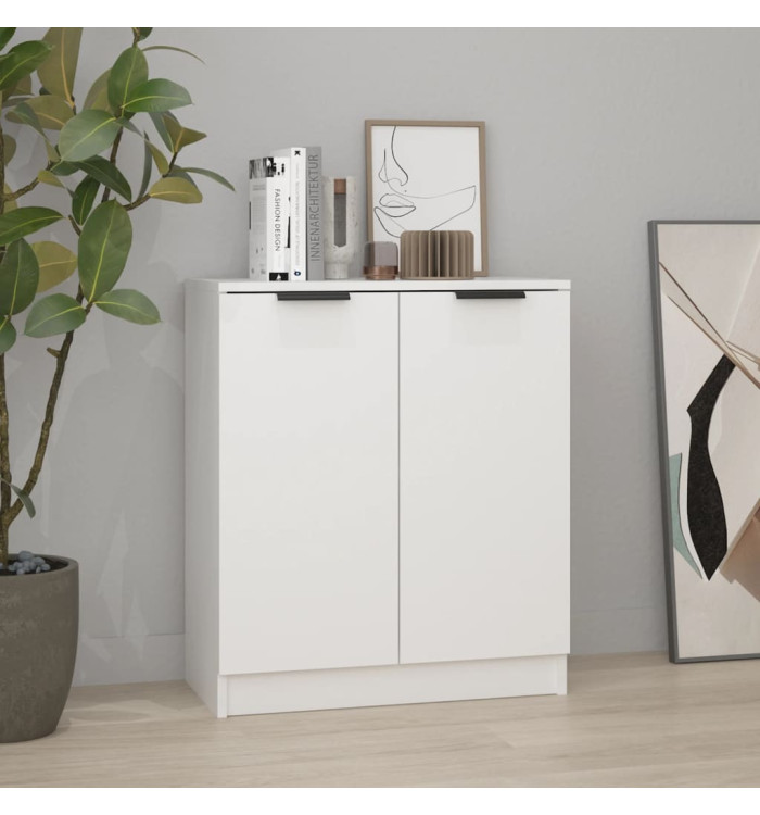 Buffet Blanc 60x30x70 cm Bois d'ingénierie | Mobilier & Déco