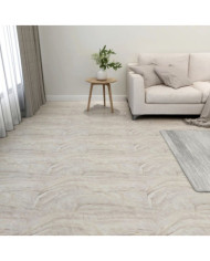 Dalles de plancher autoadhésives 20 pcs PVC 1,86 m² beige | Mobilier & Déco
