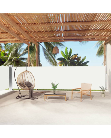 Auvent latéral rétractable Crème 160x1000 cm | Mobilier & Déco