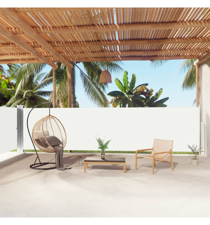 Auvent latéral rétractable Crème 160x1000 cm | Mobilier & Déco