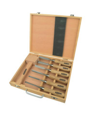 Brüder Mannesmann Ensemble d'outils de sculpture en bois 7 pcs 66107 | Mobilier & Déco