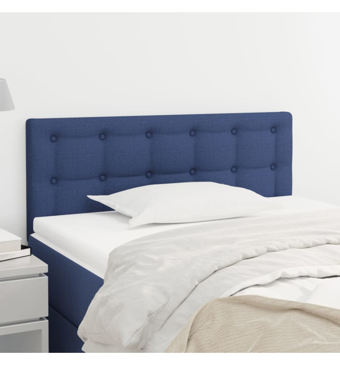 Tête de lit Bleu 90x5x78/88 cm Tissu | Mobilier & Déco