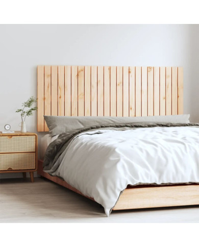 Tête de lit murale 147x3x60 cm Bois massif de pin | Mobilier & Déco
