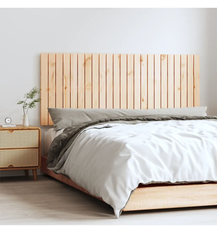 Tête de lit murale 147x3x60 cm Bois massif de pin | Mobilier & Déco