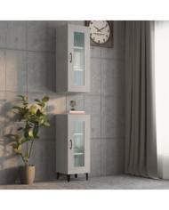 Armoire murale suspendue Gris béton 34,5x34x90 cm | Mobilier & Déco