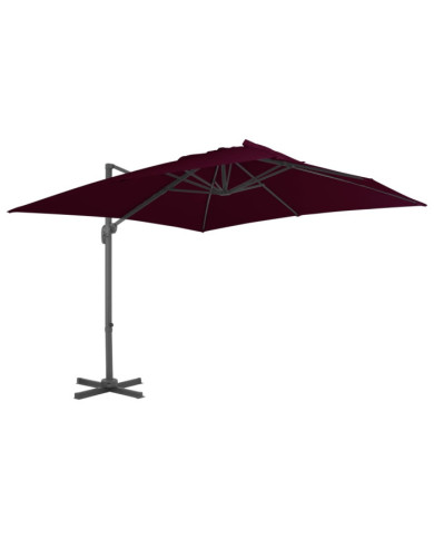Parasol de jardin en porte-à-faux avec mât en aluminium | Mobilier & Déco