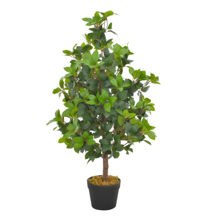 Plante artificielle avec pot Laurier Vert 90 cm | Mobilier & Déco