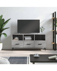 Meuble TV sonoma gris 102x36x50 cm bois d'ingénierie | Mobilier & Déco