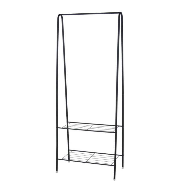 Storage solutions Porte-vêtements avec 2 niveaux 61x34x152 cm | Mobilier & Déco