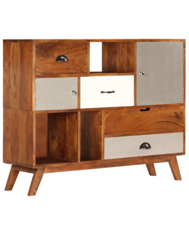 Buffet 115x35x86 cm Bois solide d'acacia | Mobilier & Déco