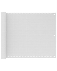 Écran de balcon Blanc 75x300 cm PEHD | Mobilier & Déco