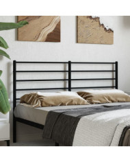 Tête de lit métal noir 160 cm | Mobilier & Déco