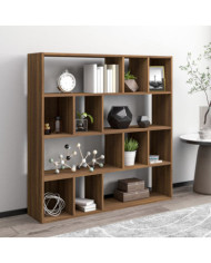 Bibliothèque Chêne marron 110x24x110 cm Bois d'ingénierie | Mobilier & Déco