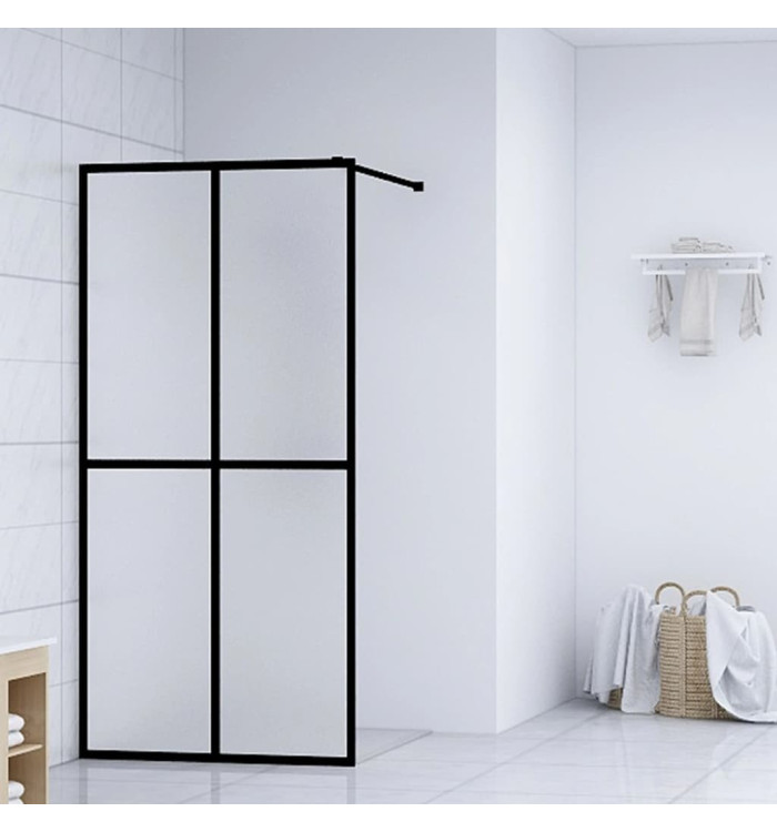 Écran de douche Verre trempé dépoli 118x190 cm | Mobilier & Déco
