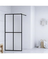 Écran de douche Verre trempé dépoli 118x190 cm | Mobilier & Déco