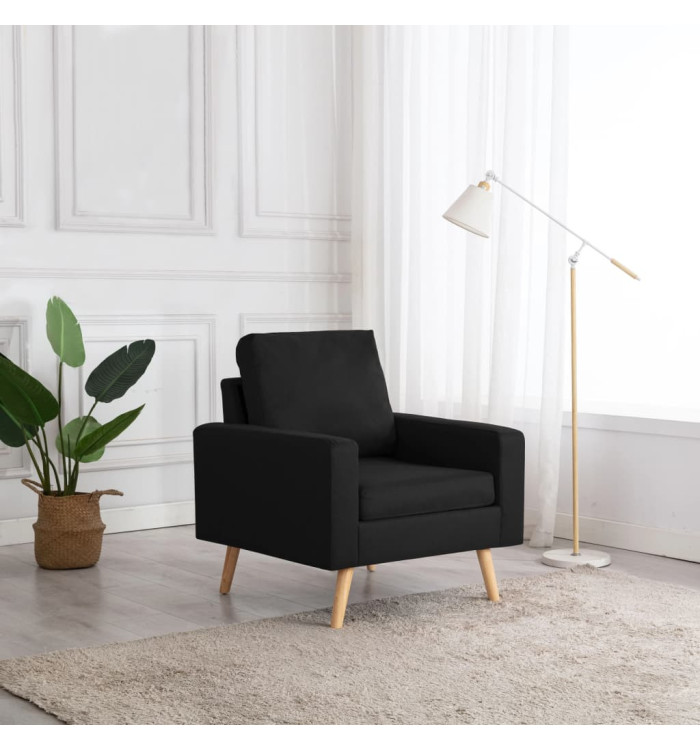 Fauteuil Noir Tissu | Mobilier & Déco