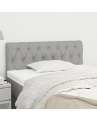 Tête de lit Gris clair 100x7x78/88 cm Tissu | Mobilier & Déco