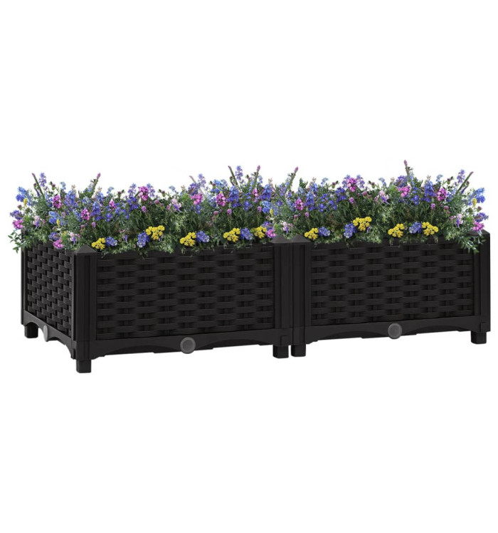 Lit surélevé 80x40x23 cm Polypropylène | Mobilier & Déco