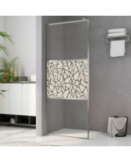 Paroi de douche à l'italienne à verre ESG pierre 115x195 cm | Mobilier & Déco