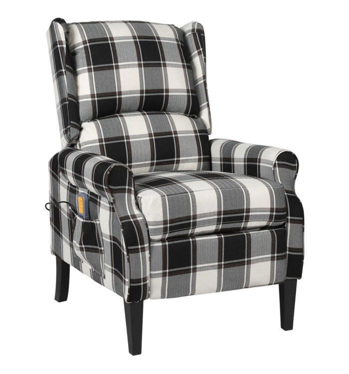 Fauteuil inclinable de massage Multicolore Tissu | Mobilier & Déco