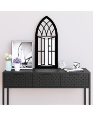 Miroir Noir 70x30 cm Fer pour utilisation à l'intérieur | Mobilier & Déco