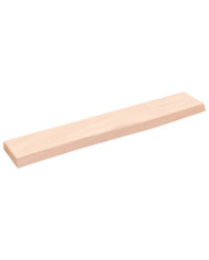 Étagère murale 60x10x2 cm bois de chêne massif non traité | Mobilier & Déco
