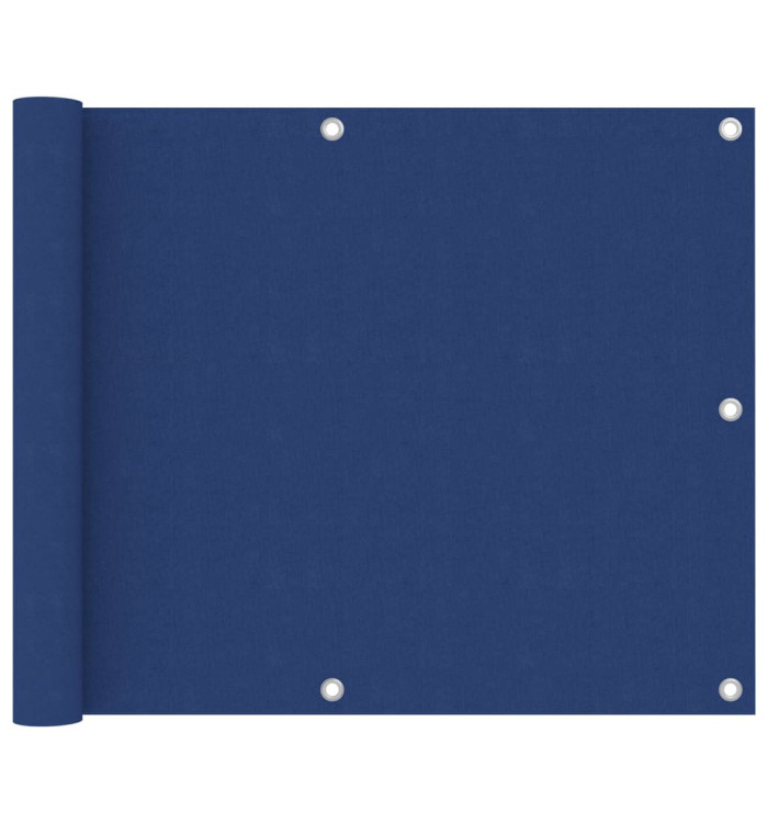Écran de balcon Bleu 75x600 cm Tissu Oxford | Mobilier & Déco