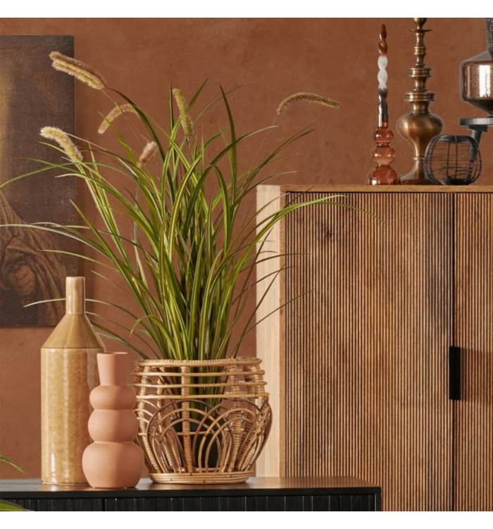 Emerald Herbe de quenouilles artificielle 100 cm en pot | Mobilier & Déco