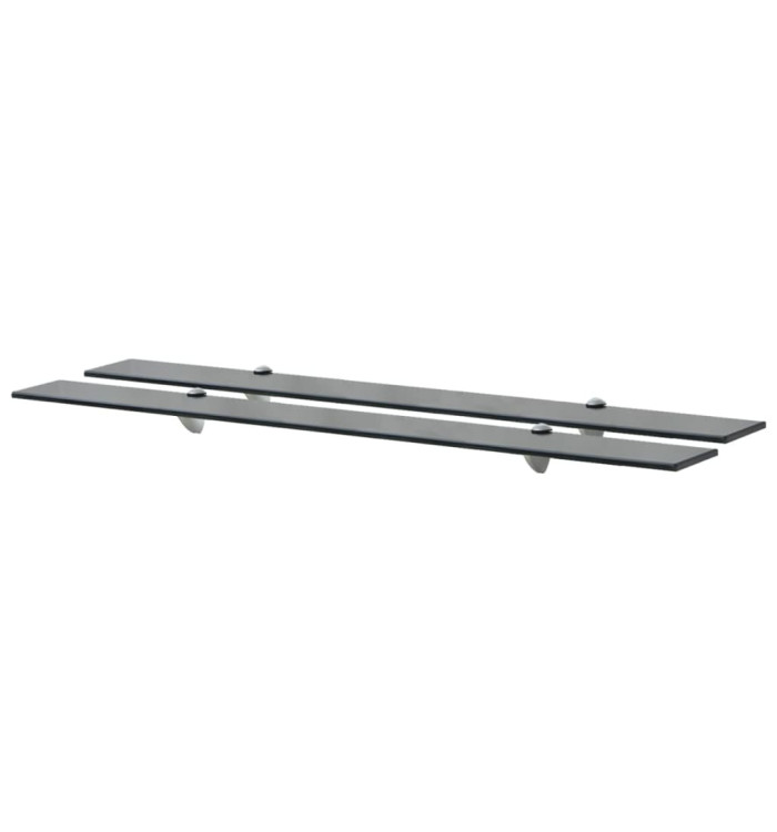 Étagères murales 2 pcs Verre 100 x 10 cm 8 mm | Mobilier & Déco